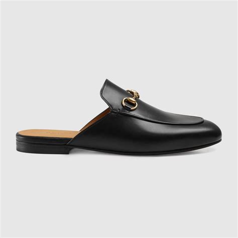 princetown leather slipper gucci|gucci princetown leather flat mules.